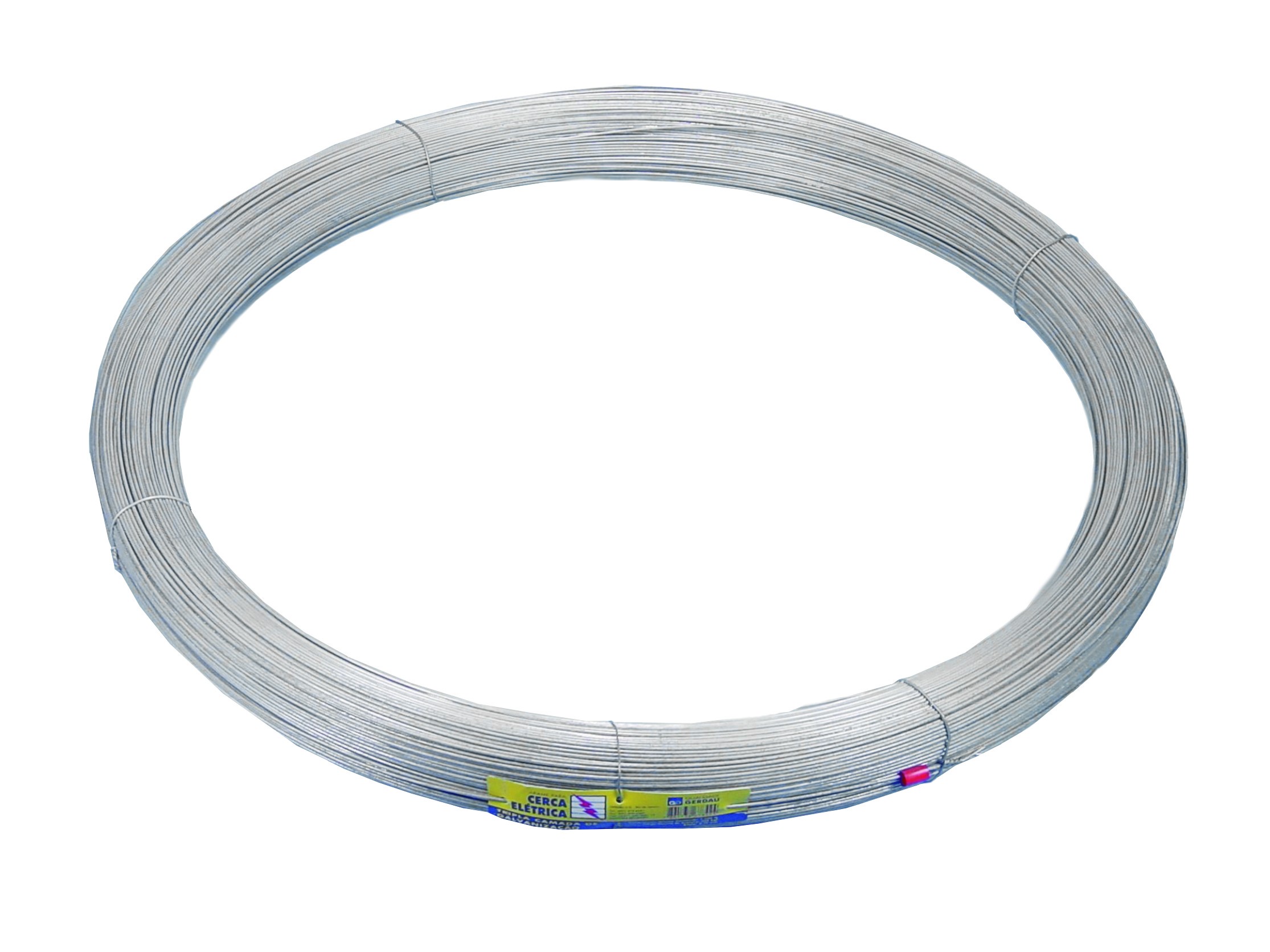 Arame para cercas diâmetro 2,1mm rolo com 500m