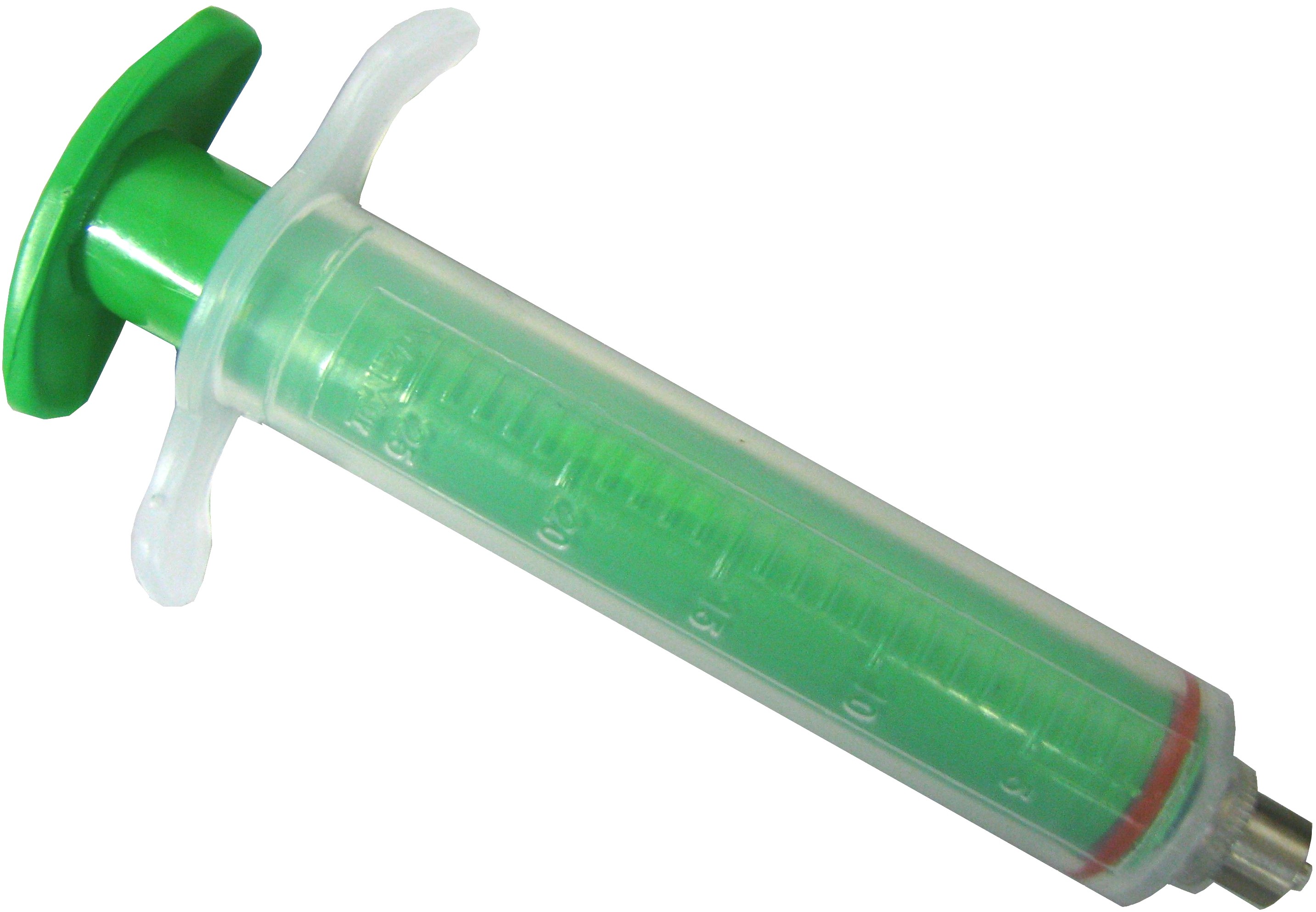 Seringa manual capacidade de 25 ml para uso Veterinário