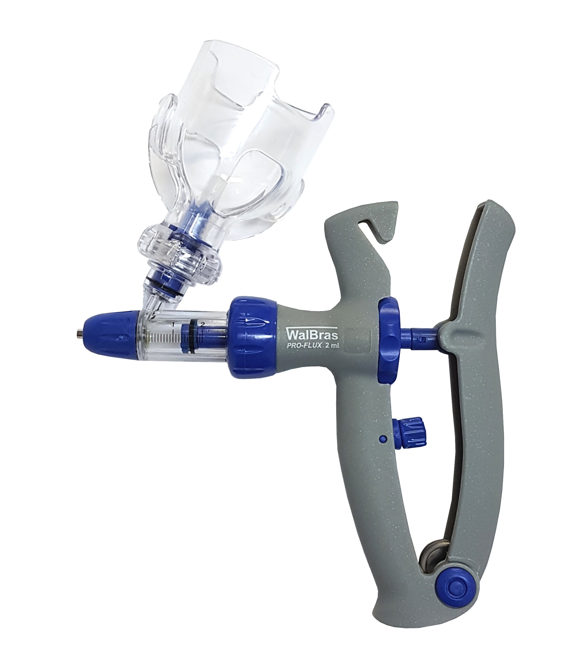 VACINADOR AUTOMÁTICO 2 ML PRO-FLUX COM PORTA FRASCO