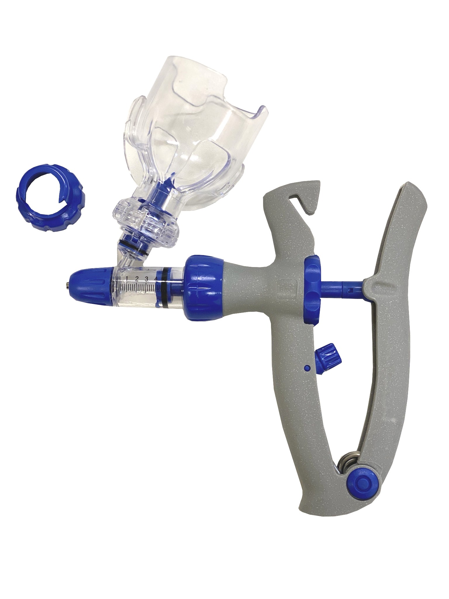 VACINADOR AUTOMÁTICO 5 ML PRO-FLUX COM PORTA FRASCO