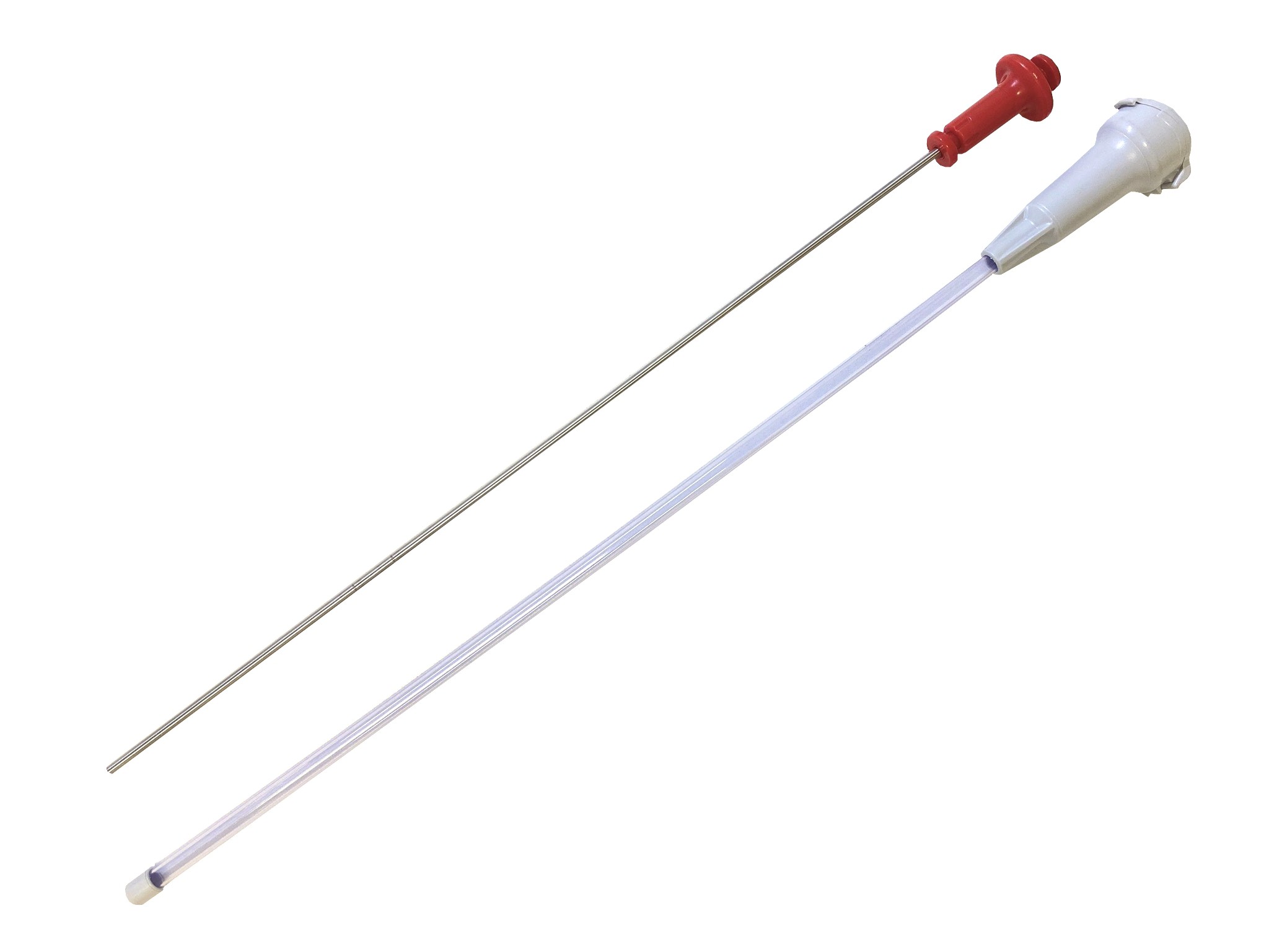 APLICADOR DE SÊMEN UNIVERSAL C/ TRAVA AUTOMÁTICA VERMELHO