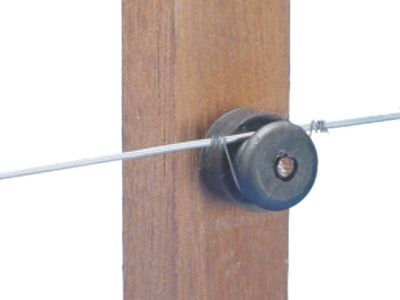 Isolador roldana diâmetro 1 polegada c/ prego pct c/50 un
