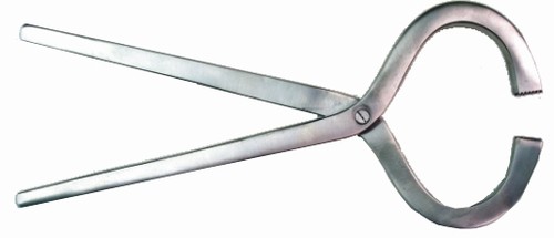 Pinça para teste de sensibilidade de cascos de eqüinos.