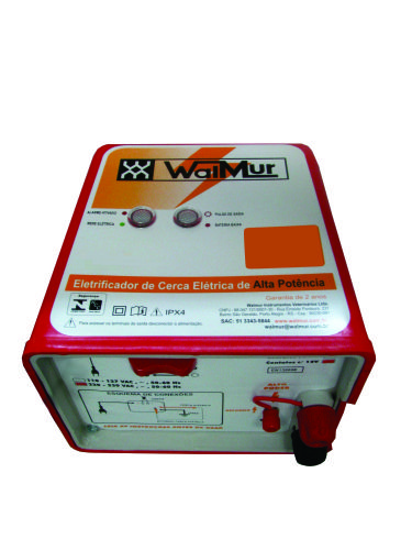Eletrificador / Energizador de Cerca Elétrica Rural 25.0 J 110-220 V - K25000 - BIV